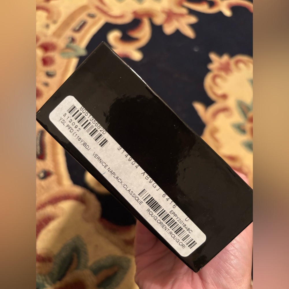 YSL Tan Textured Zip Wallet - Picture 5 of 5